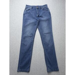 Mugsy Lake Shores Jeans Mens 32x32 Blue Stretch Straight‎ Denim Mid Rise